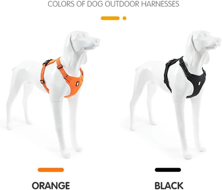 Reflective Dog Harness Outdoor Training Pet Vest Collar Chest Strap for Small Medium Large Dog