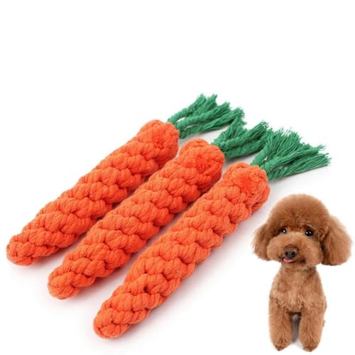 umsl Pet Dog Toys Cartoon Animal Dog Chew Toys Durable Braided Bite Resistant Puppy Molar Cleaning Teeth Cotton Rope Toy